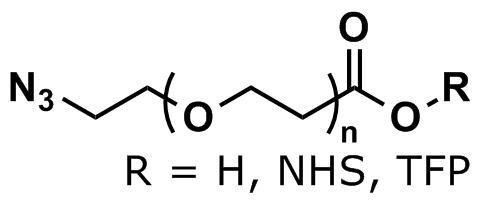 Figure 16: Quanta BioDesign's Azido-dPEG®-carboxyl crosslinkers