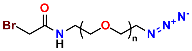 Figure 22: Bromoacetamido-dPEG®n-azide crosslinkers.