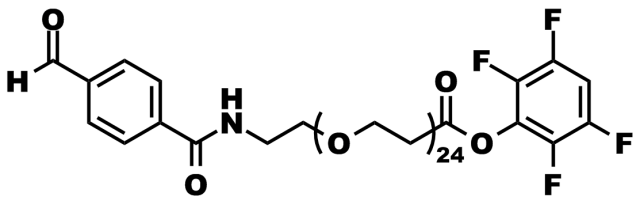 Figure 7: 4-formyl-benzamido-dPEG®24-TFP ester, product number 10082.